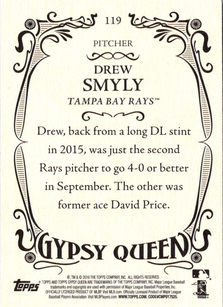 2016 Topps Gypsy Queen Drew Smyly