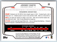 2014 Bowman Johnny Cueto #22