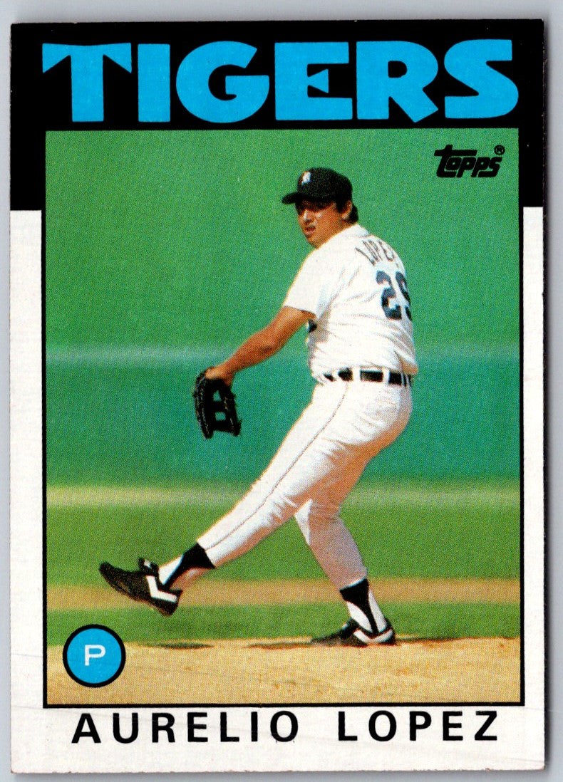 1986 Topps Aurelio Lopez