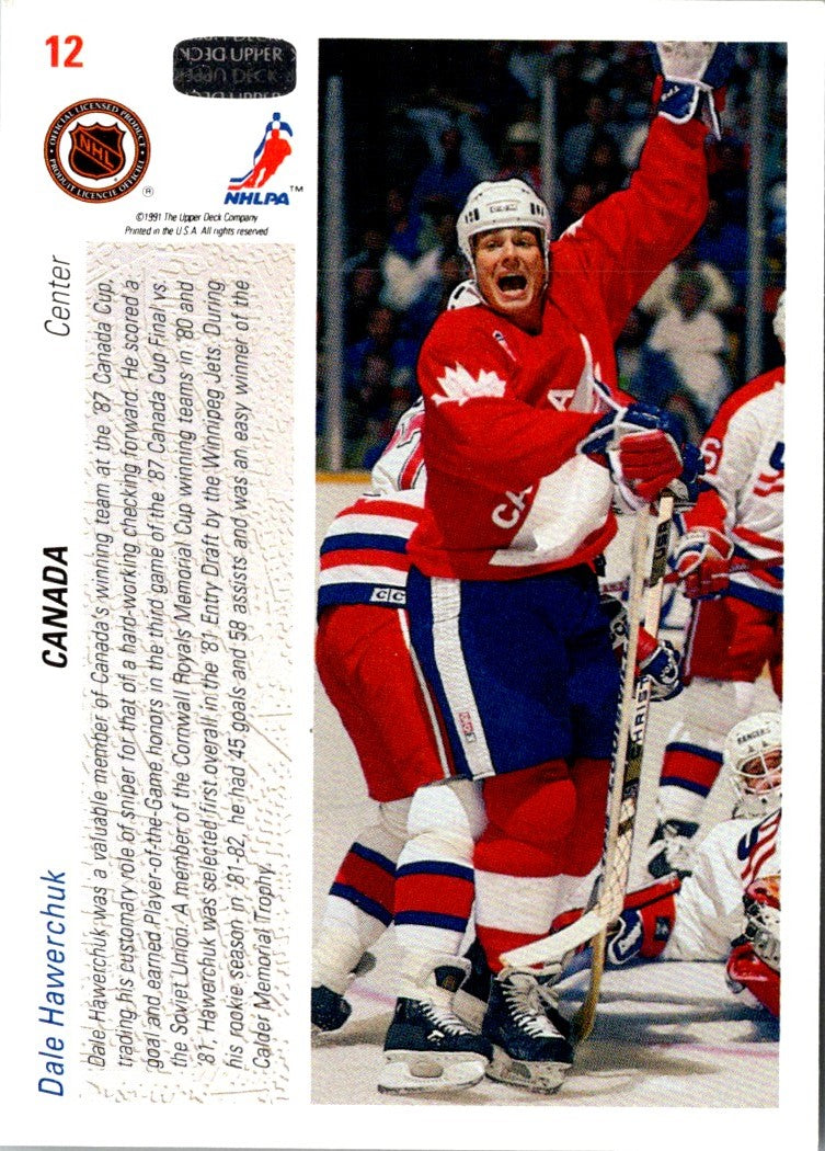 1991 Upper Deck French Dale Hawerchuk