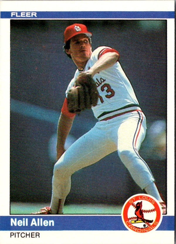 1984 Fleer Neil Allen #318