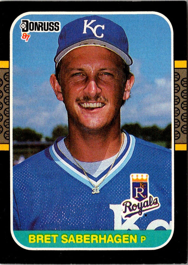 1987 Donruss Bret Saberhagen #132