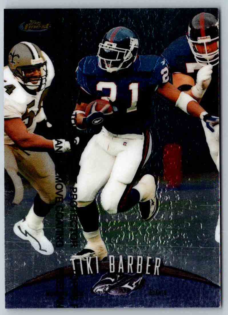 1998 Topps Finest Football Tiki Barber