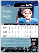 2002 Fleer Showcase Travis Henry