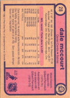 1982 O-Pee-Chee Dale McCourt #28