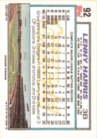 1992 Topps Lenny Harris #92