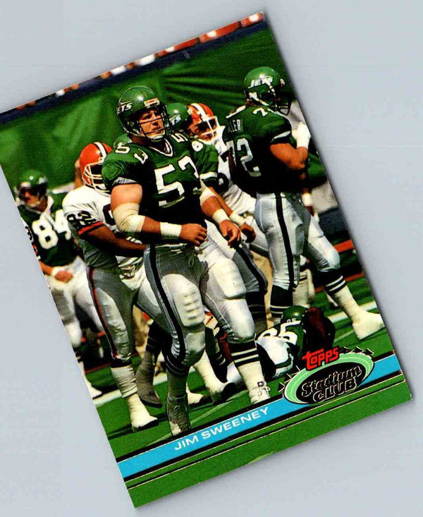 1991 Topps Stadium Club Football Jim Sweeney #275