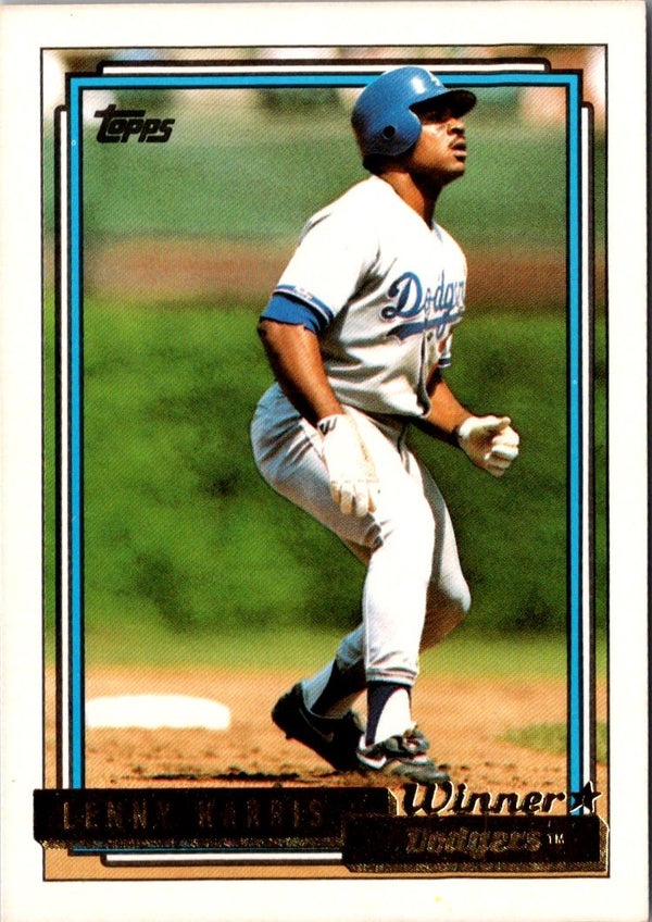 1992 Topps Lenny Harris #92