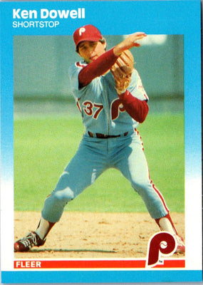 1987 Fleer Update Ken Dowell #U-27