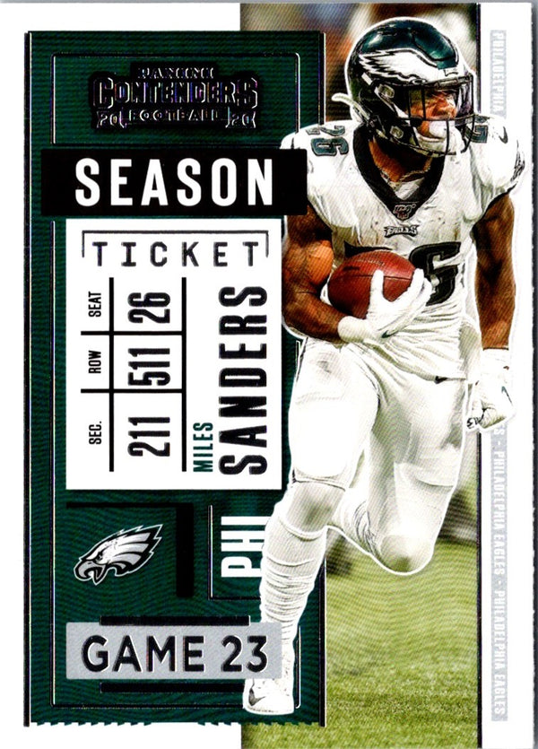 2020 Panini Contenders Miles Sanders #28