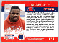 1990 Proset Ray Agnew #678
