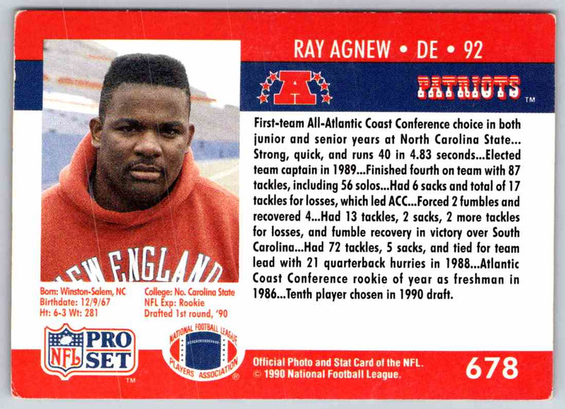 1990 Proset Ray Agnew