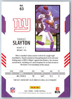 2021 Score Scorecard Darius Slayton #63