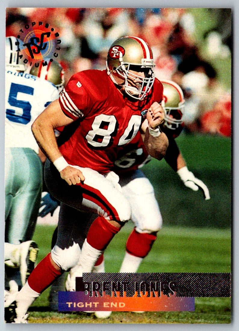 1995 Stadium Club Brent Jones