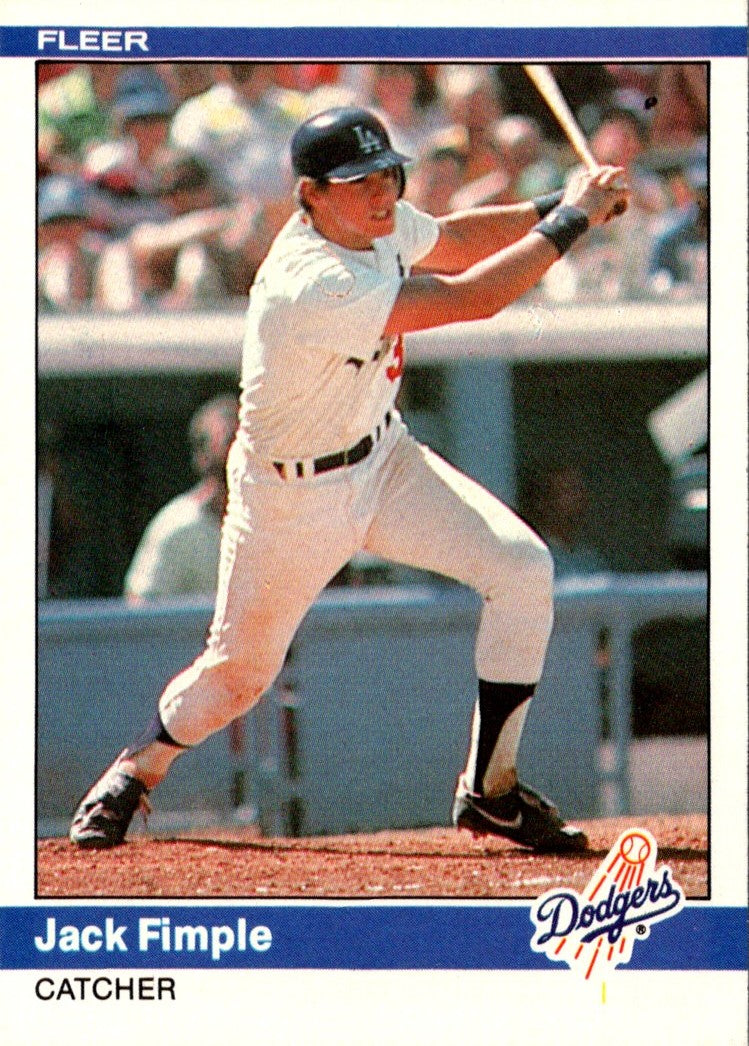 1984 Fleer Jack Fimple