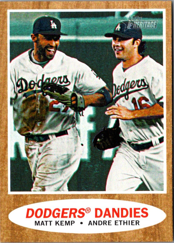 2011 Topps Heritage Matt Kemp/Andre Ethier #401