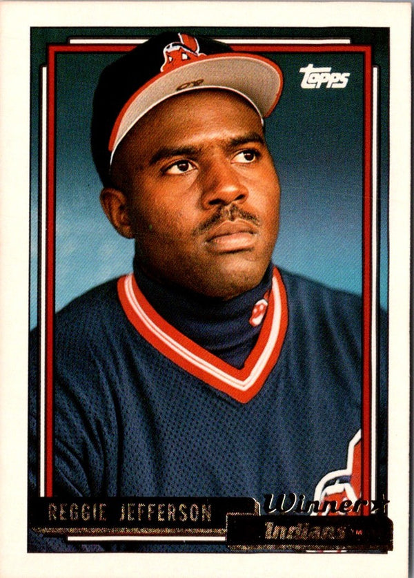 1992 Topps Reggie Jefferson #93