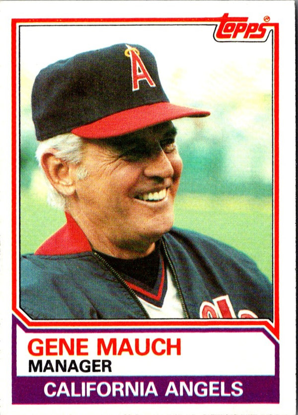 1983 Topps Gene Mauch #276 EX