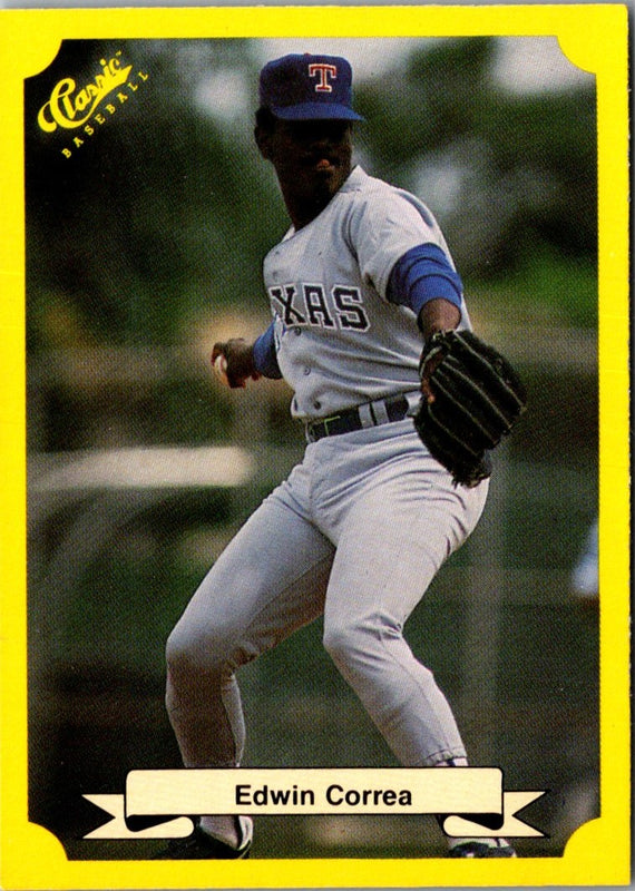 1987 Classic Update Yellow Edwin Correa #143