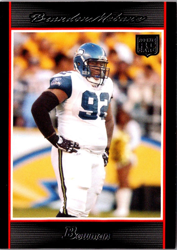 2007 Bowman Brandon Mebane #175 Rookie