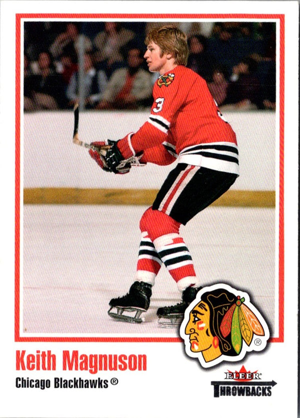 2002 Fleer Throwbacks Keith Magnuson #26G