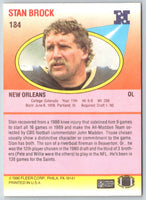 1990 Fleer Stan Brock #184
