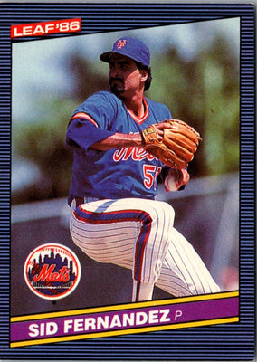 1986 Leaf Sid Fernandez #242
