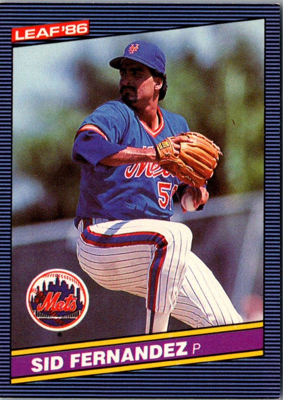 1986 Leaf Sid Fernandez #242