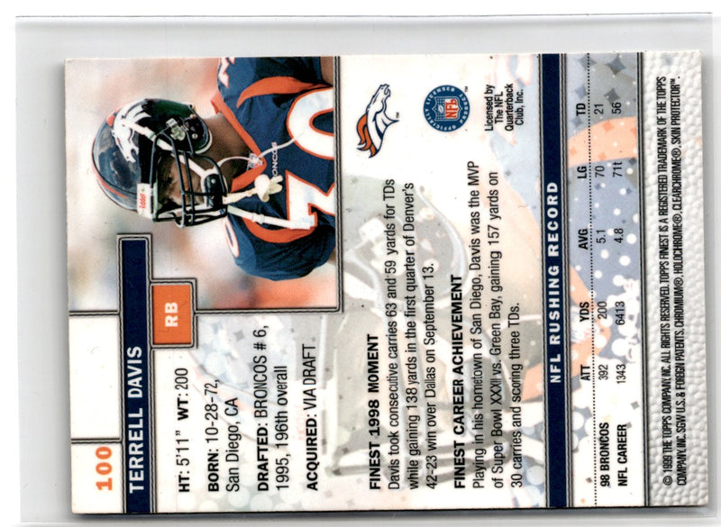 1999 Finest Terrell Davis