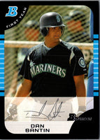 2005 Bowman Dan Santin #198 Rookie