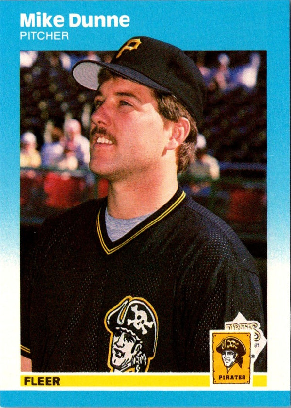 1987 Fleer Update Glossy Mike Dunne #U-29