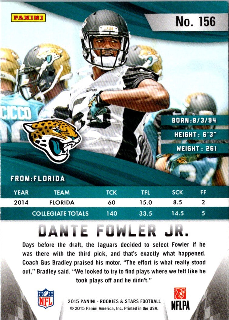 2015 Panini Rookies & Stars Dante Fowler Jr.