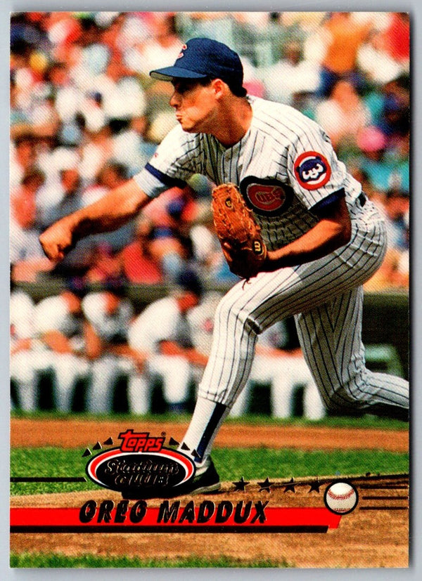 1993 Stadium Club Members Only Greg Maddux #2