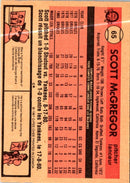 1981 Topps Scott McGregor