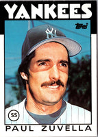 1986 Topps Traded Paul Zuvella #131T
