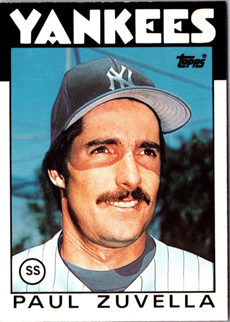 1986 Topps Traded Paul Zuvella