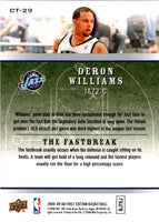 2008 Upper Deck First Edition Chalk Talk Deron Williams #CT-29