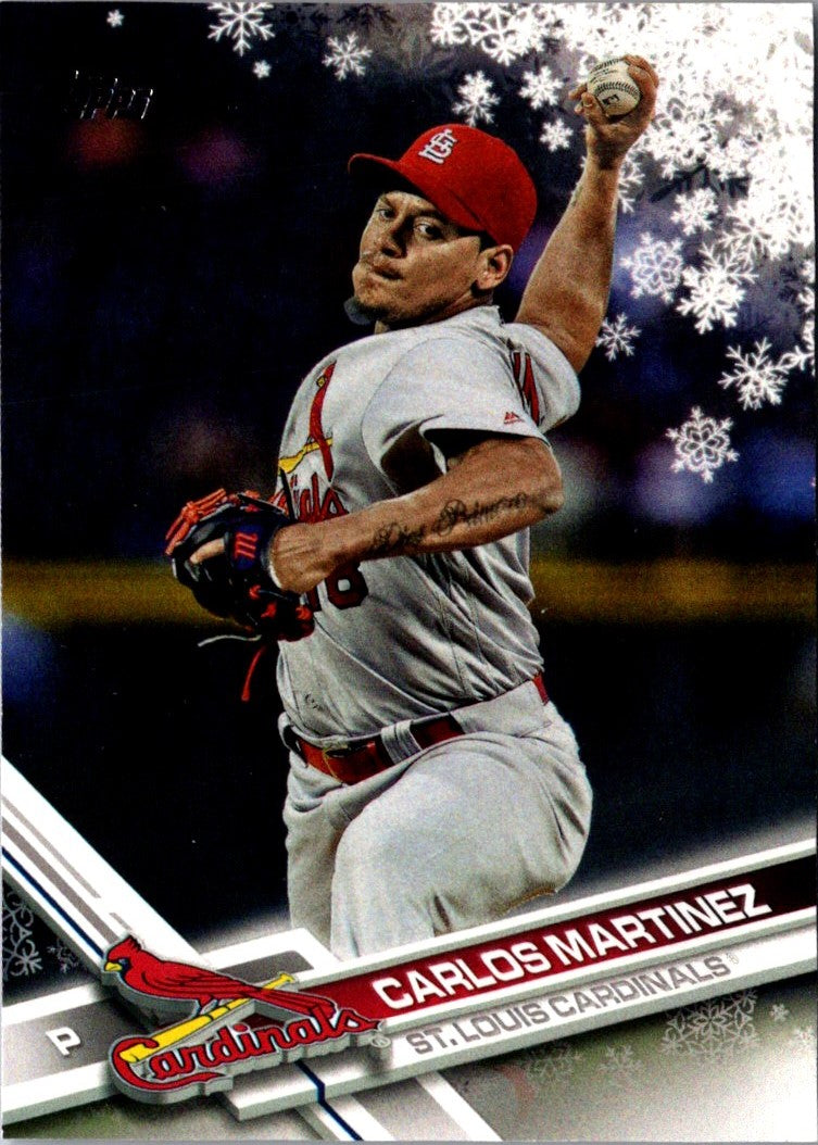 2017 Topps Holiday Carlos Martinez