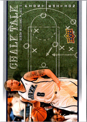 2008 Upper Deck First Edition Chalk Talk Deron Williams #CT-29