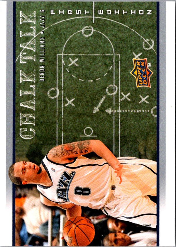 2008 Upper Deck First Edition Chalk Talk Deron Williams #CT-29