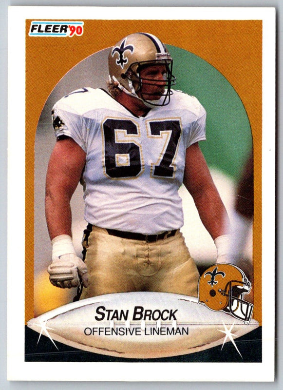 1990 Fleer Stan Brock #184