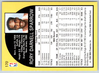1990 Hoops Rory Sparrow #170