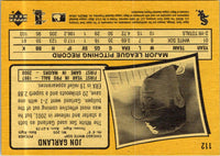 2002 Upper Deck Vintage Jon Garland #112