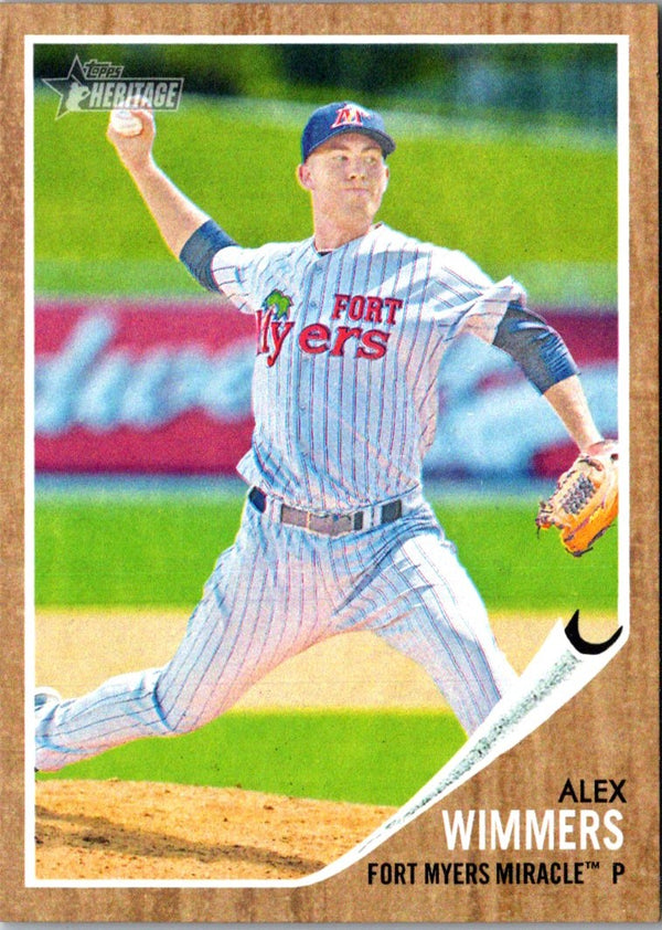 2011 Topps Heritage Minor League Alex Wimmers #48