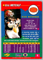 1994 Score Eric Metcalf #6