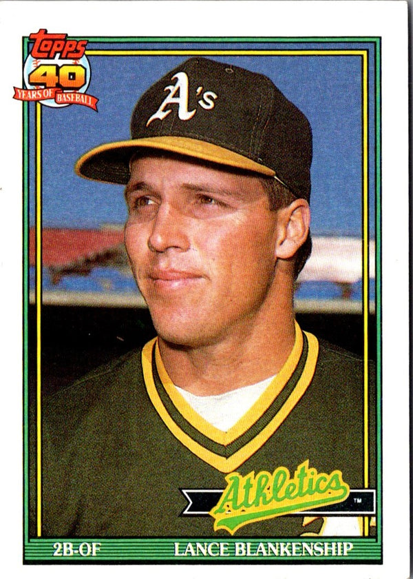 1991 Topps Lance Blankenship #411