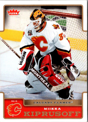 2007 Fleer Miikka Kiprusoff #34