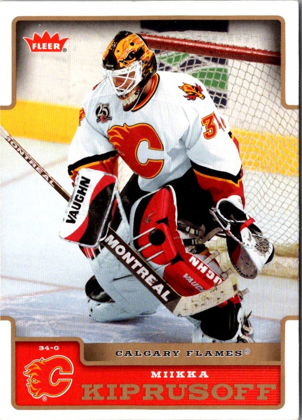 2007 Fleer Miikka Kiprusoff #34