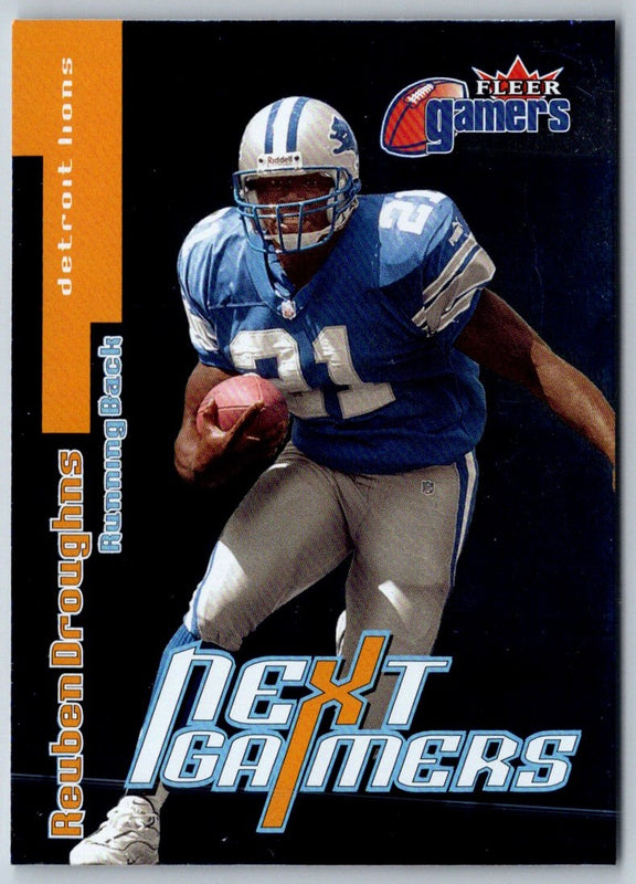 2000 Fleer Gamers Reuben Droughns #113 Rookie