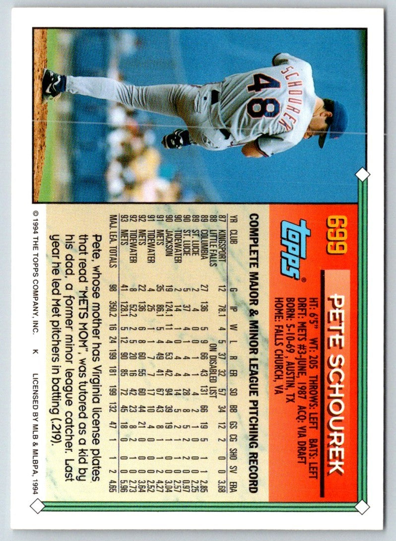 1994 Topps Pete Schourek